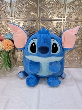 Plush Blue Stitch Backpack